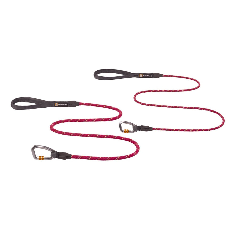Ruffwear Knot-A-Leash Reflective Rope Dog Leash (Hibiscus Pink)