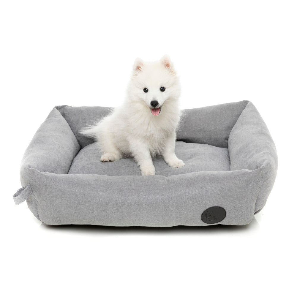 FuzzYard Lounge Dog Bed (Stone Grey)
