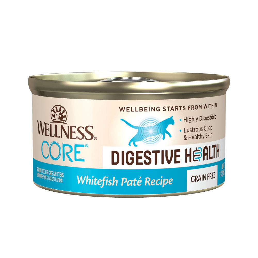Wellness Core+ Digestive Health Whitefish Pate Grain-Free Canned Cat Food 85g